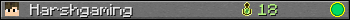 Harshgaming userbar 350x20