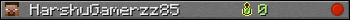 HarshuGamerzz85 userbar 350x20