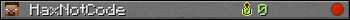HaxNotCode userbar 350x20