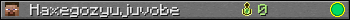 Haxegozyujuvobe userbar 350x20