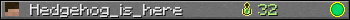 Hedgehog_is_here userbar 350x20