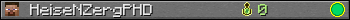 HeiseNZergPHD userbar 350x20