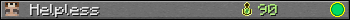 Helpless userbar 350x20