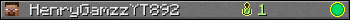 HenryGamzzYT892 userbar 350x20