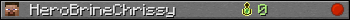 HeroBrineChrissy userbar 350x20