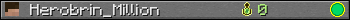 Herobrin_Million userbar 350x20