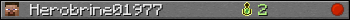 Herobrine01977 userbar 350x20