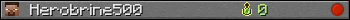 Юзербар 350x20 для Herobrine500