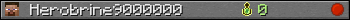 Herobrine9000000 userbar 350x20