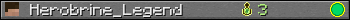 Herobrine_Legend userbar 350x20