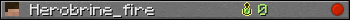 Herobrine_fire userbar 350x20