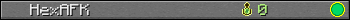 HexAFK userbar 350x20