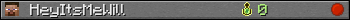 HeyItsMeWill userbar 350x20