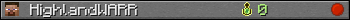 HighlandWARR userbar 350x20