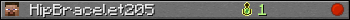 Юзербар 350x20 для HipBracelet205