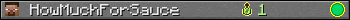 HowMuchForSauce userbar 350x20