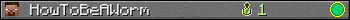 HowToBeAWorm userbar 350x20