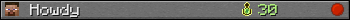 Howdy userbar 350x20