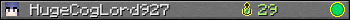 HugeCogLord927 userbar 350x20