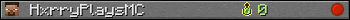 HxrryPlaysMC userbar 350x20