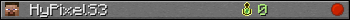 Benutzerleisten 350x20 für HyPixelS3