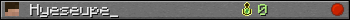 Hyeseupe_ userbar 350x20