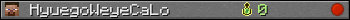 HyuegoWeyeCaLo userbar 350x20