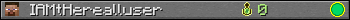 IAMtHerealluser userbar 350x20