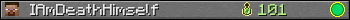 IAmDeathHimself userbar 350x20