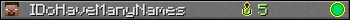 IDoHaveManyNames userbar 350x20