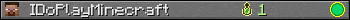 Юзербар 350x20 для IDoPlayMinecraft