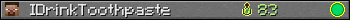 IDrinkToothpaste userbar 350x20