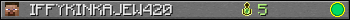 IFFYKINKAJEW420 userbar 350x20