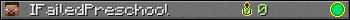 IFailedPreschool userbar 350x20