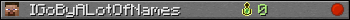 IGoByALotOfNames userbar 350x20