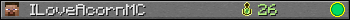 ILoveAcornMC userbar 350x20