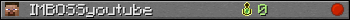 IMBOSSyoutube userbar 350x20