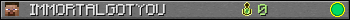 IMMORTALGOTYOU userbar 350x20