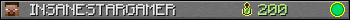 INSANESTARGAMER userbar 350x20