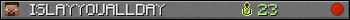 ISLAYYOUALLDAY userbar 350x20