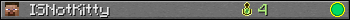 ISNotKitty userbar 350x20