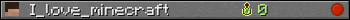 I_love_minecraft userbar 350x20