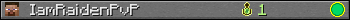 IamRaidenPvP userbar 350x20