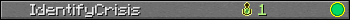 Юзербар 350x20 для IdentifyCrisis