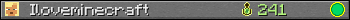 Iloveminecraft userbar 350x20