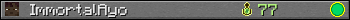 ImmortalAyo userbar 350x20