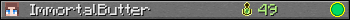 ImmortalButter userbar 350x20