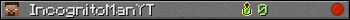 IncognitoManYT userbar 350x20