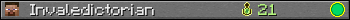 Юзербар 350x20 для Invaledictorian