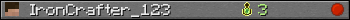 IronCrafter_123 userbar 350x20